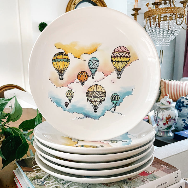 Italian Hot Air Balloon Dinner Plates