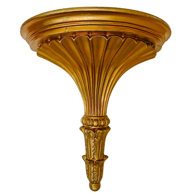 Italian Neoclassical Gold Wall Shelf Bracket