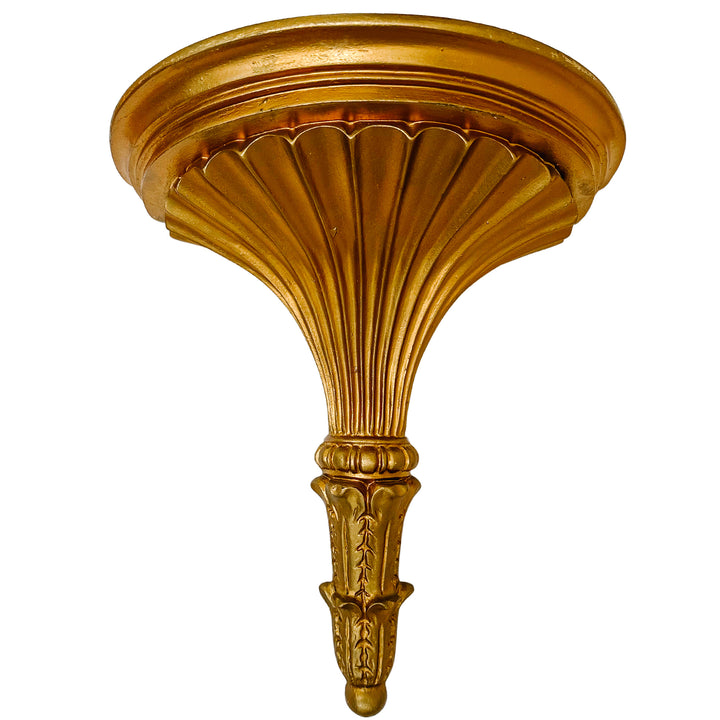 Italian Neoclassical Gold Wall Shelf Bracket