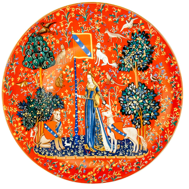 La Dame A La Licorne Limoges Plates Set