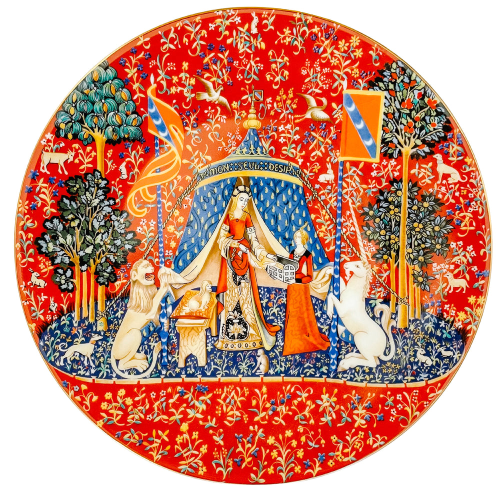 La Dame A La Licorne Limoges Plates Set