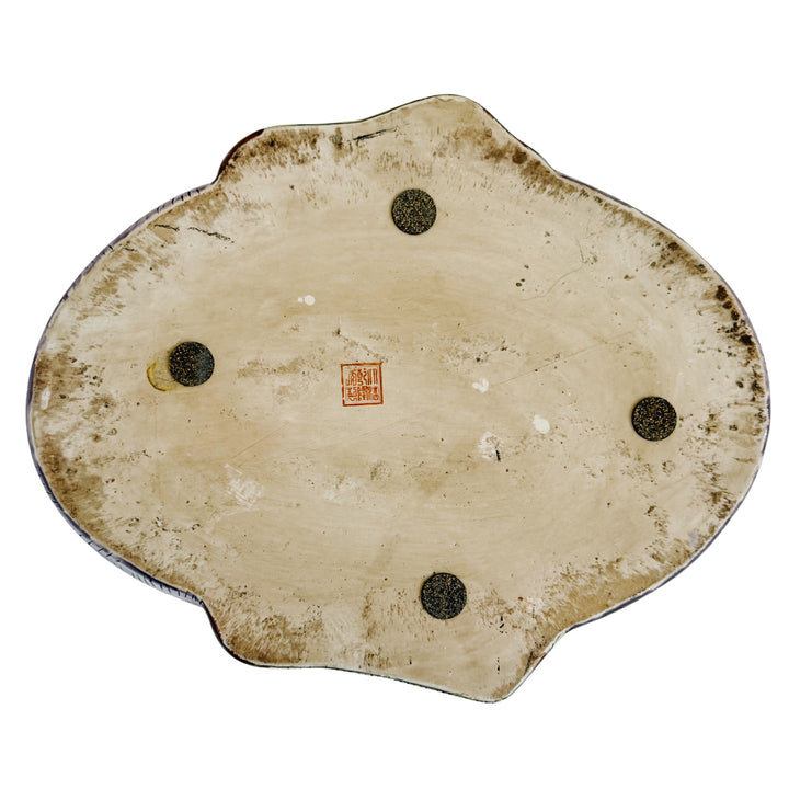 Large Chinese Famille Rose Swimming Goose Form Tureen