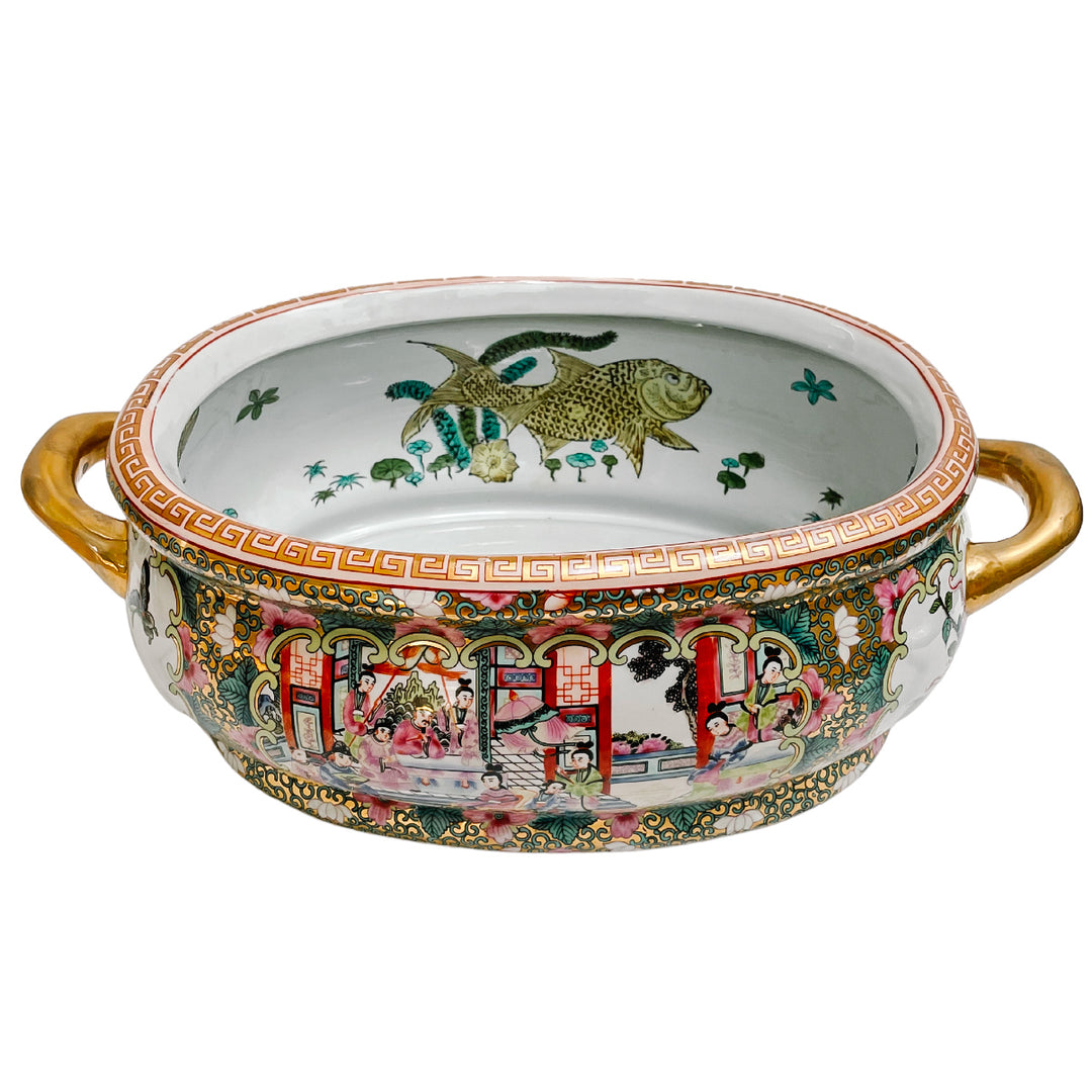 X-Large 19" Rose Medallion Foot Bath Planter