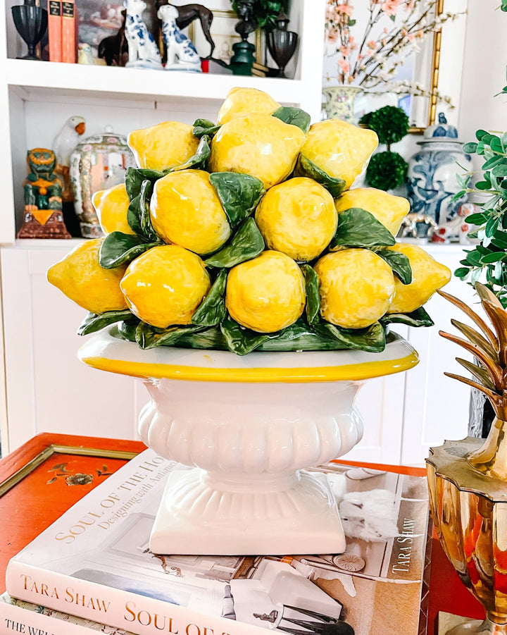 Large Vintage Italian Lemon Topiary
