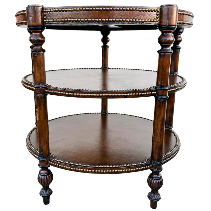 Maitland_Smith_Leather_and_Brass_Round_Center_Table_3