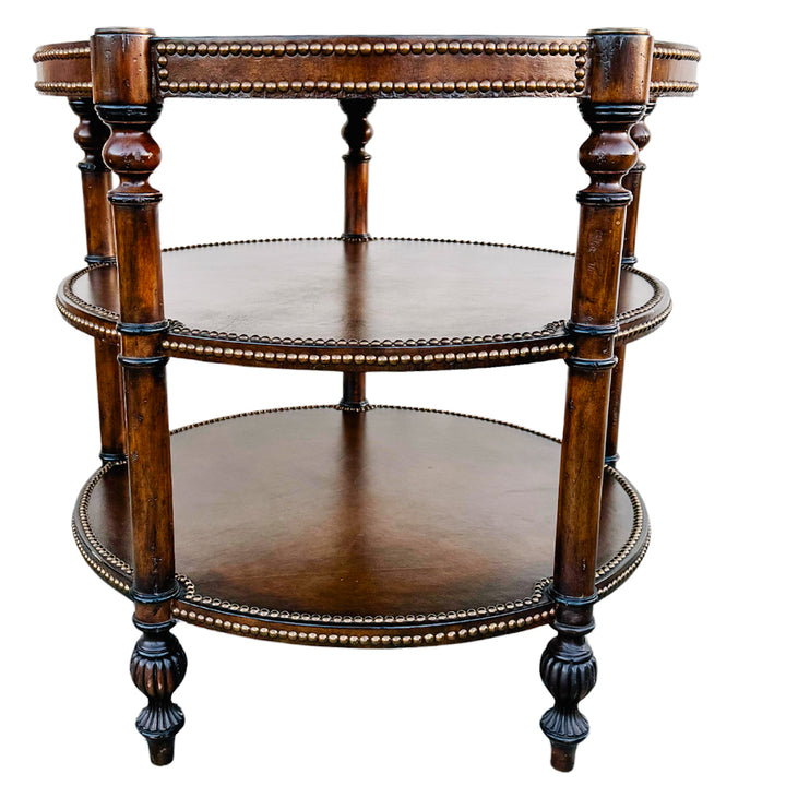 Maitland_Smith_Leather_and_Brass_Round_Center_Table_3