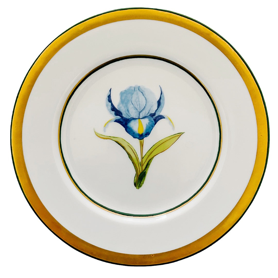 1990s Marc Blackwell Iris Single Plate