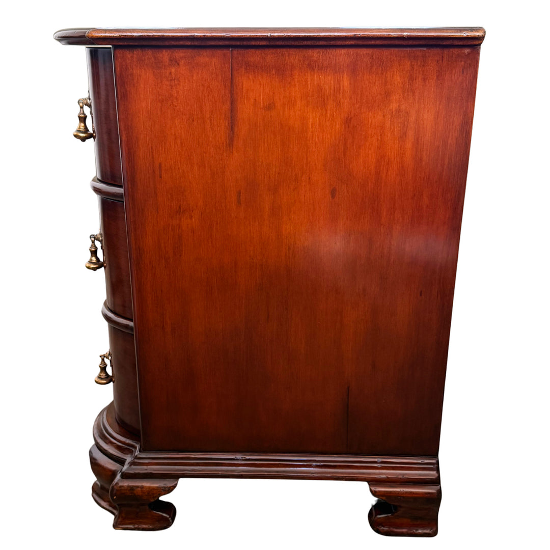 Michael Taylor Portuguese Commode Serpentine Mahogany Chest of Drawers 