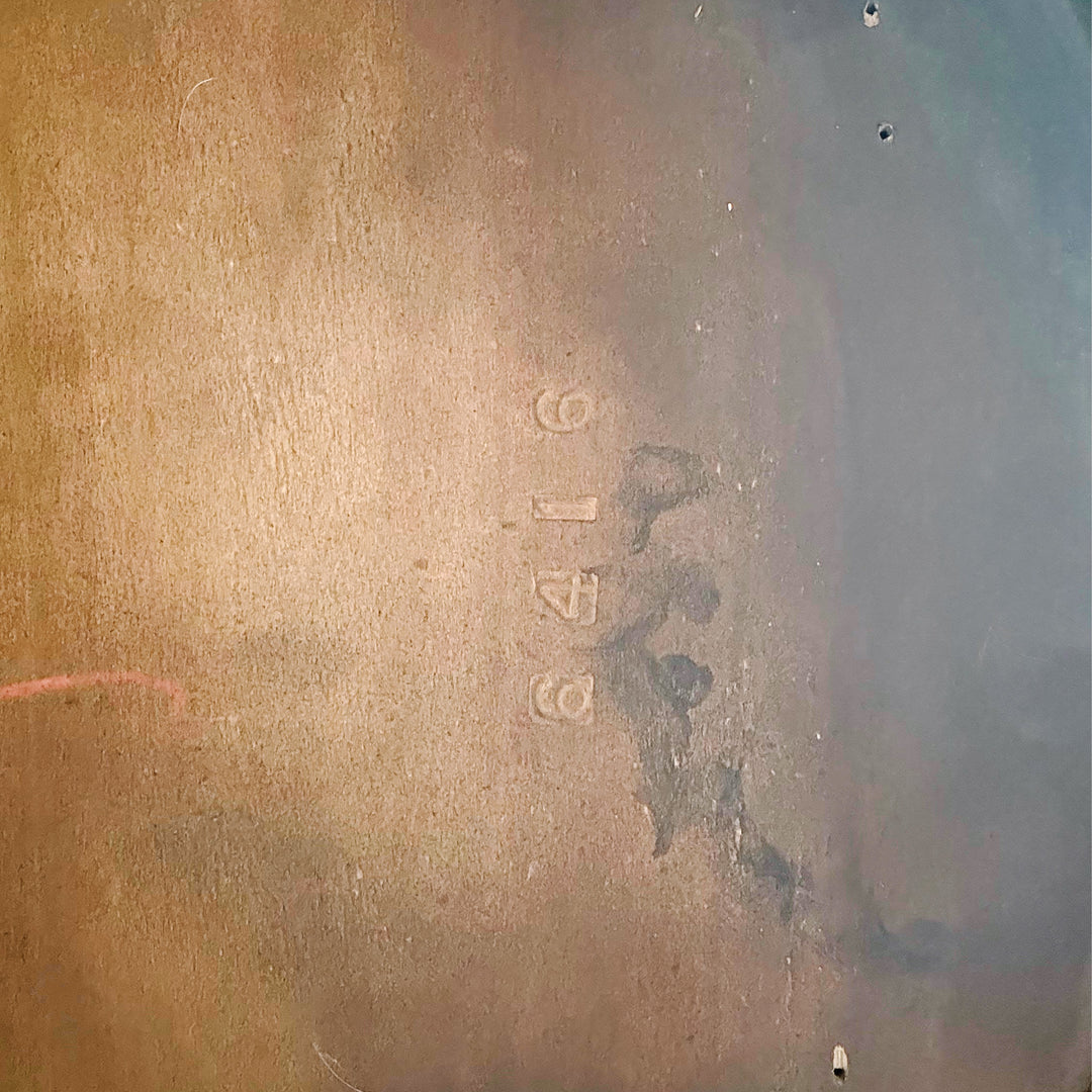 Mid-Century Louis XVI Style Round Gueridon Commode Tables With Carrara Marble & Floral Marquetry