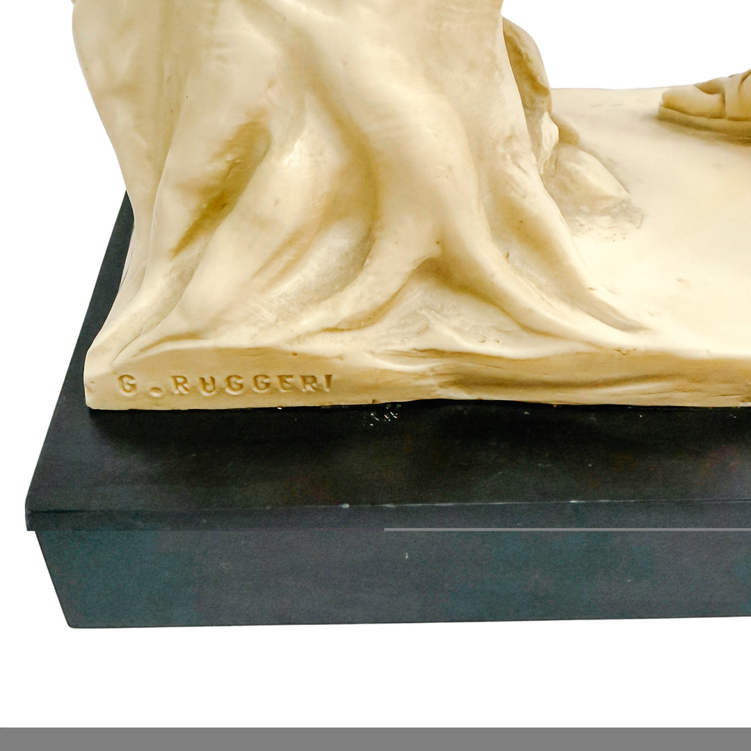 Mid-Century Italian Grand Tour Style Statue of Apollo and Daphne by Ruggeri