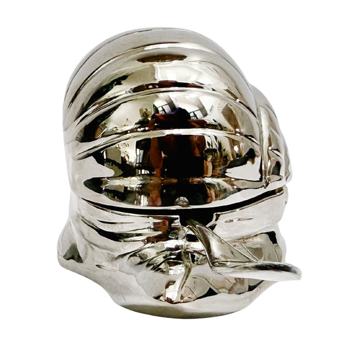 Mid-Century Silver-Plated Snail Caviar/ Butter Dish With Glass Liner & Spreader