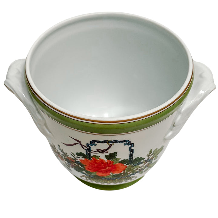 Mottahedeh Vista Allegre Chinese Woodblock Neoclassical Cachepot