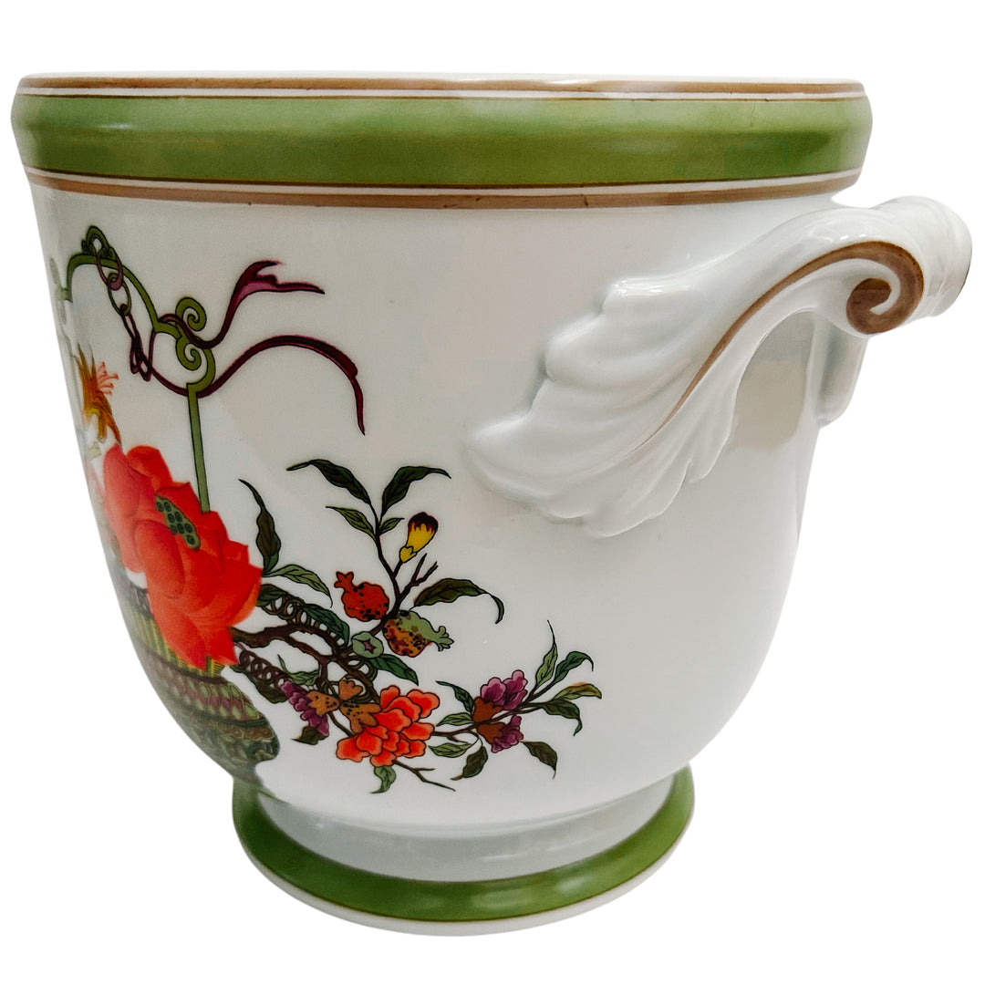 Mottahedeh Vista Allegre Chinese Woodblock Neoclassical Cachepot