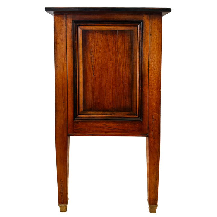 Neoclassical French-Style Cherry 2-Drawer Nightstand by Hickory White