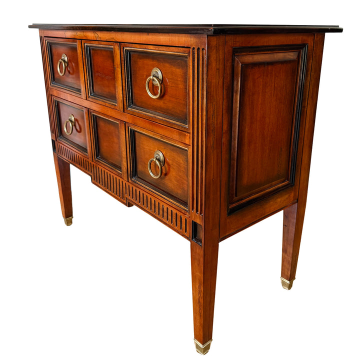 Neoclassical French-Style Cherry 2-Drawer Server Chest by Hickory White