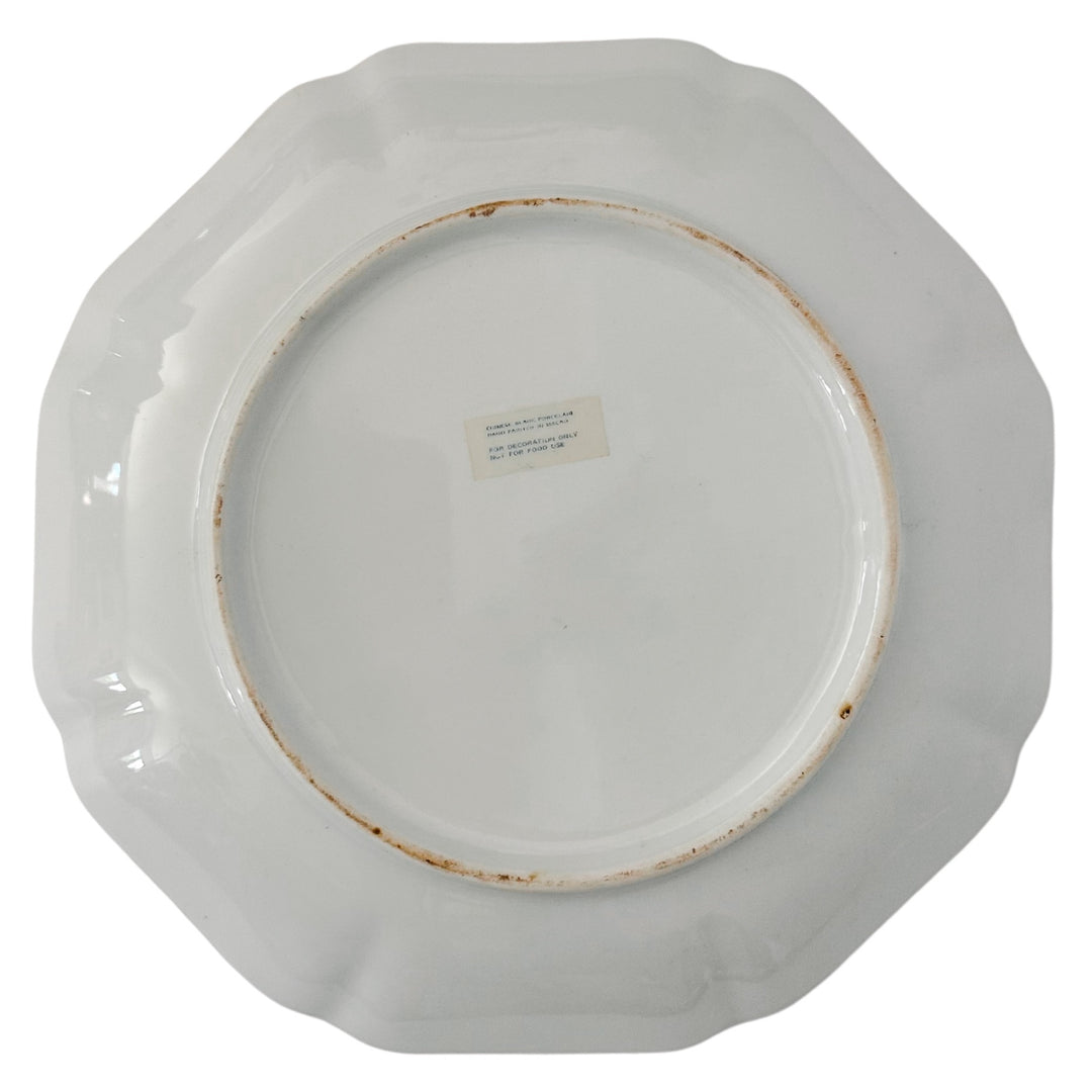 Octagonal Armorial United States Coat of Arms Crest Plate