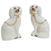 Pair Of Staffordshire Style Spaniel Mantle Dogs