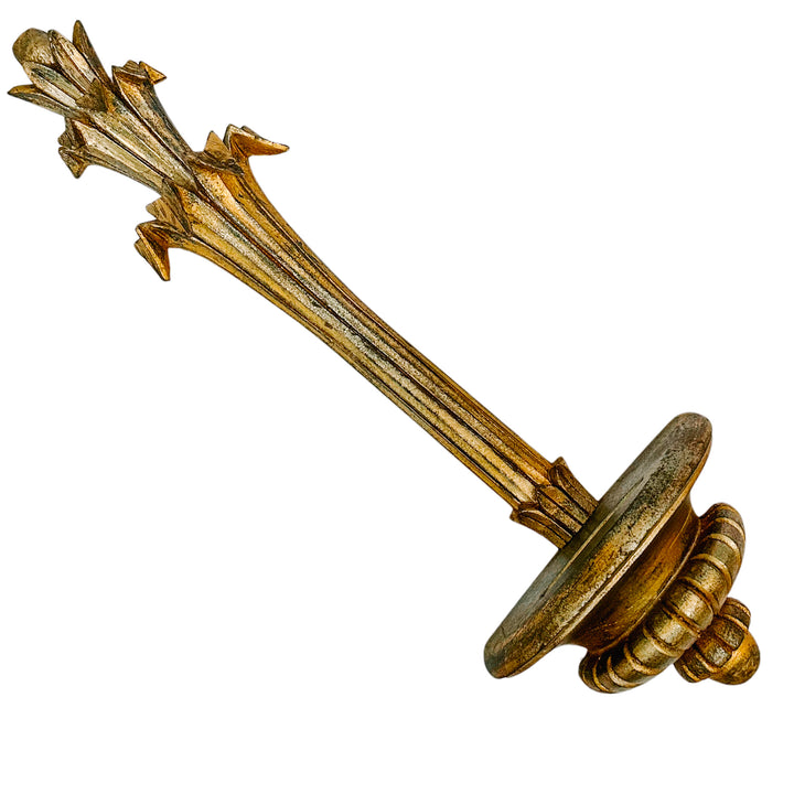 Pair of Florentine Style Giltwood Resin Wall Plate Holders