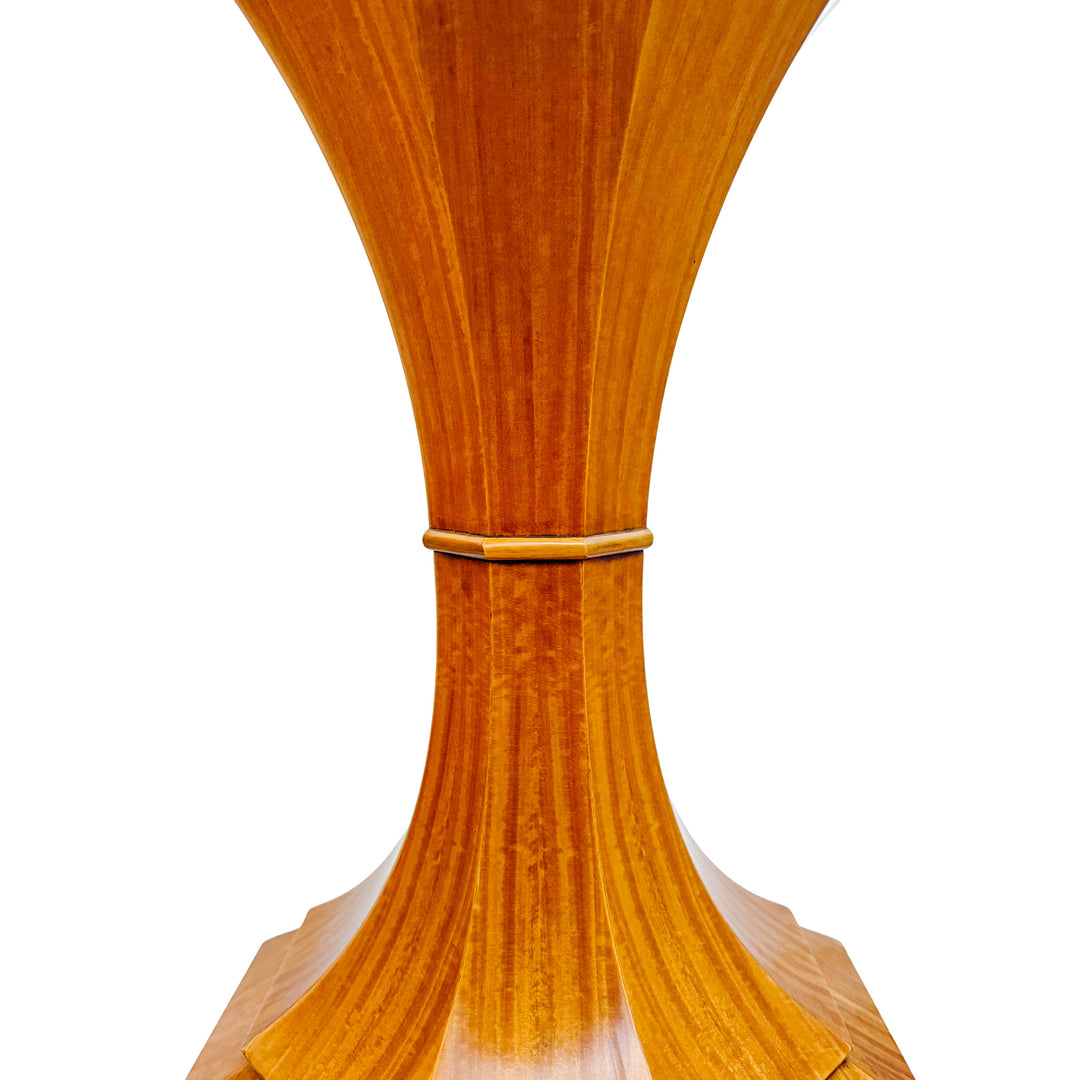 Pair of Biedermeier Style Lemonwood William Switzer Tulip Side Tables 