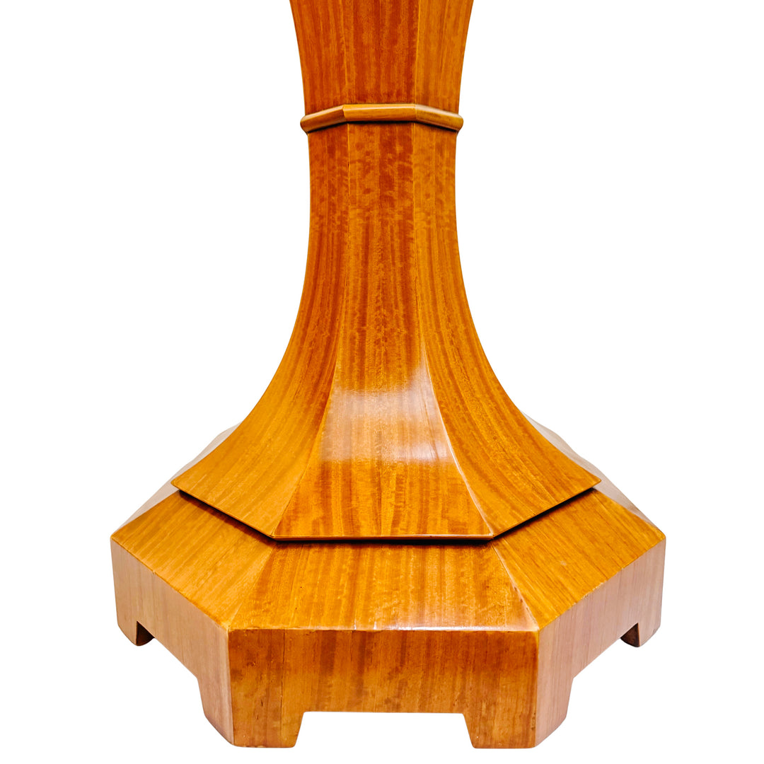 Pair of Biedermeier Style Lemonwood William Switzer Tulip Side Tables 