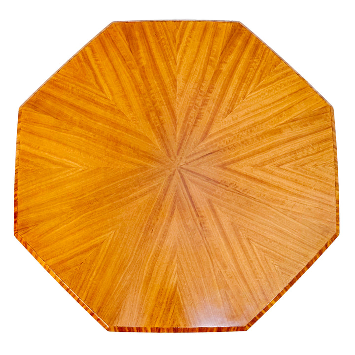 Pair of Biedermeier Style Lemonwood William Switzer Tulip Side Tables 