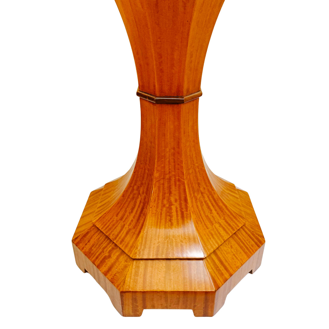 Pair of Biedermeier Style Lemonwood William Switzer Tulip Side Tables 