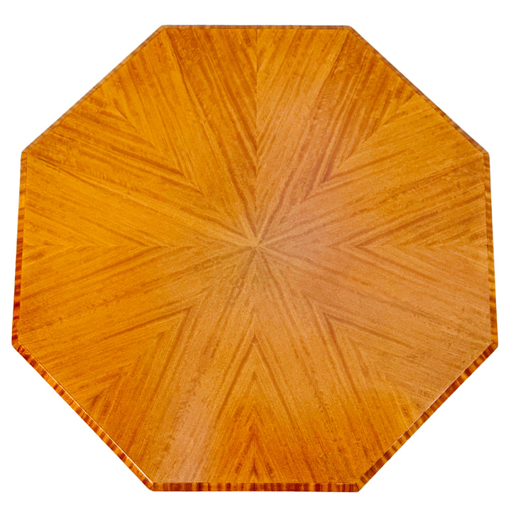 Pair of Biedermeier Style Lemonwood William Switzer Tulip Side Tables 