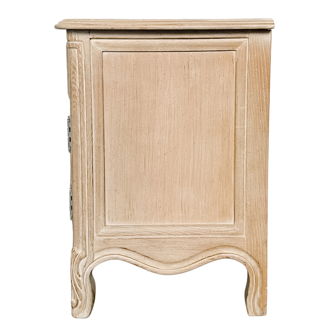 Pair of Drexel French Provincial Cabernet Blanc Nightstands or End Tables