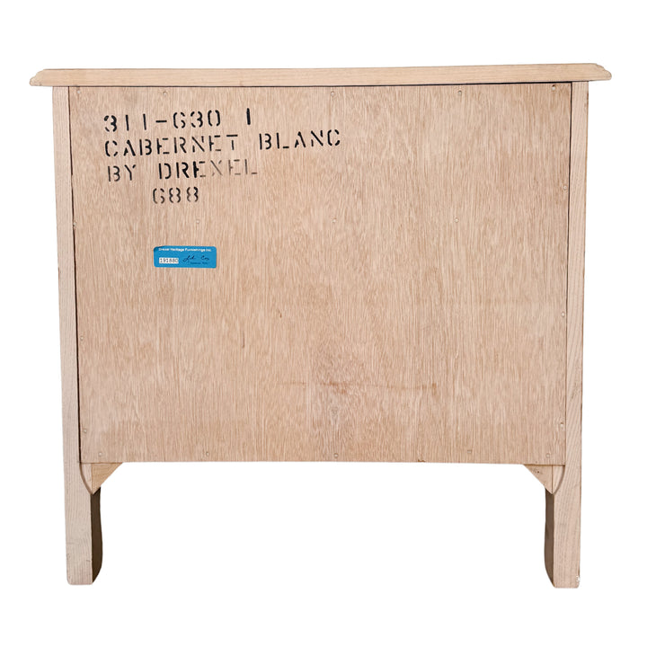 Pair of Drexel French Provincial Cabernet Blanc Nightstands or End Tables