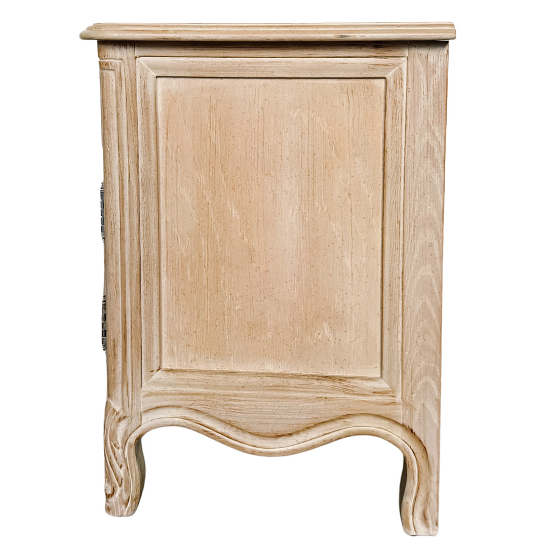 Pair of Drexel French Provincial Cabernet Blanc Nightstands or End Tables