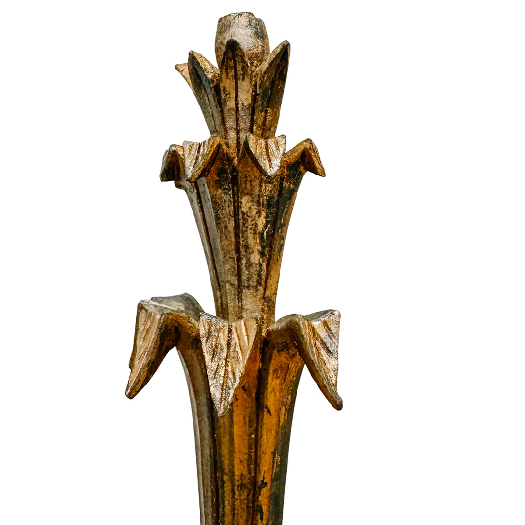 Pair of Florentine Style Giltwood Resin Wall Plate Holders