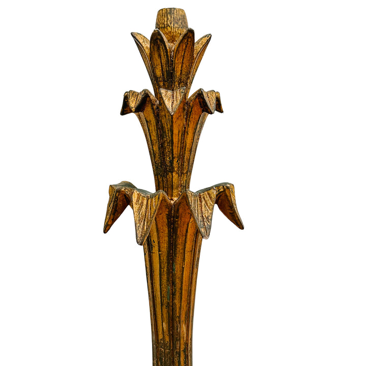 Pair of Florentine Style Giltwood Resin Wall Plate Holders