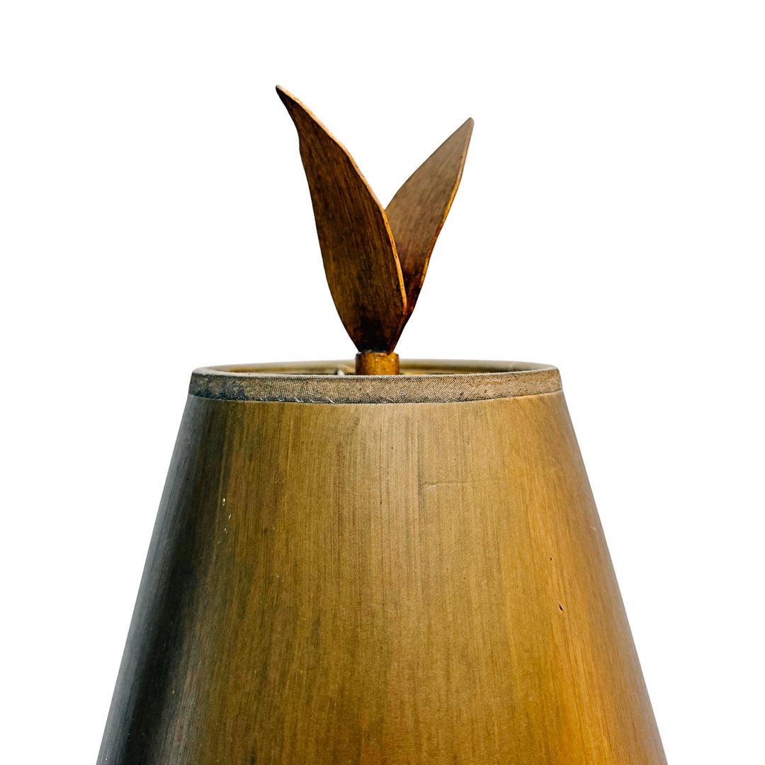 Pair of Tall Lucas McKearn Azalea Gold Table Lamps