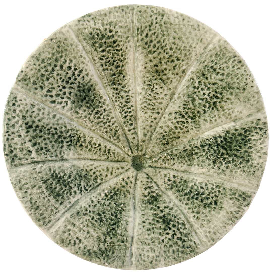 Pair of Vintage Bordallo Pinheiro Cantaloupe Melon Plates