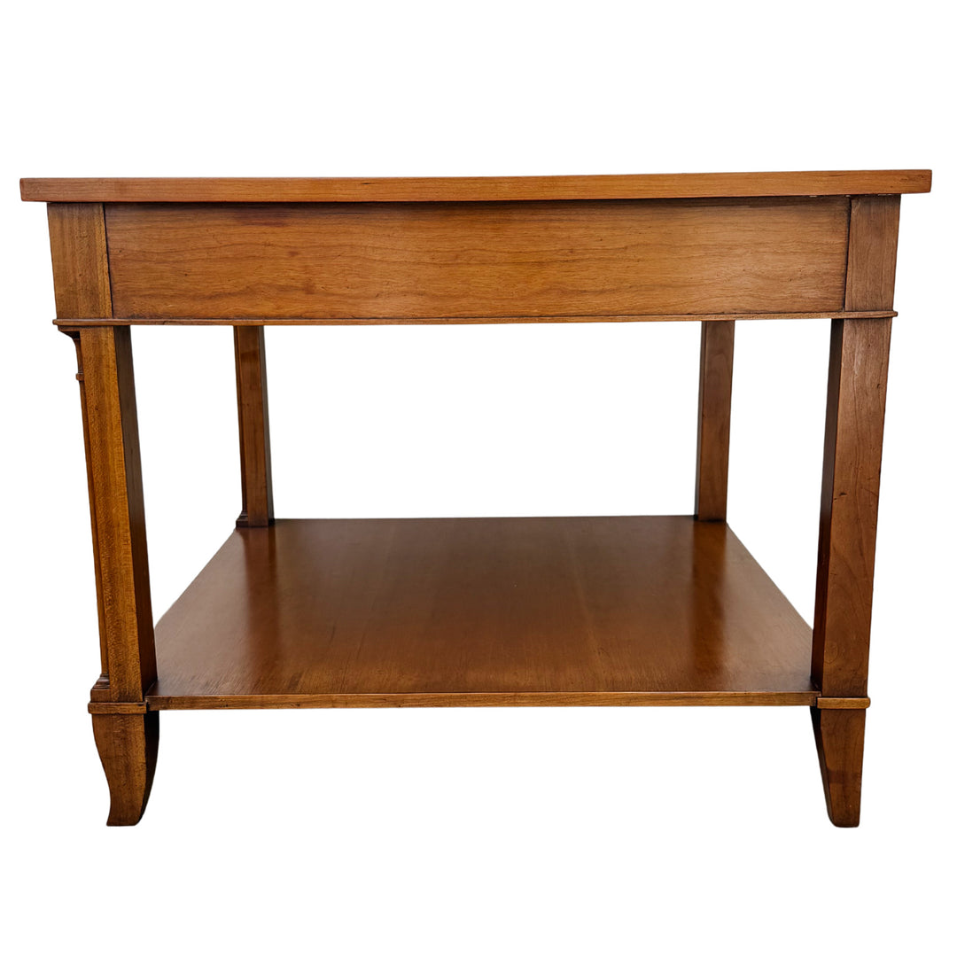 Pair of vintage Baker Furniture French Regency Cherry Side Tables or Nightstands