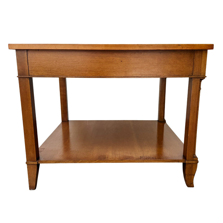 Pair of vintage Baker Furniture French Regency Cherry Side Tables or Nightstands