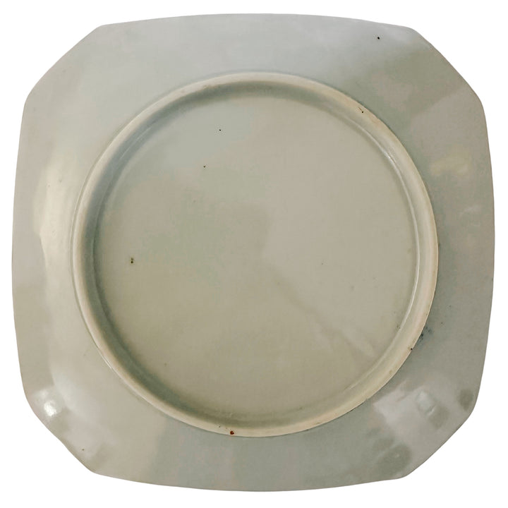 Petite Antique Octagonal Rose Medallion Plate