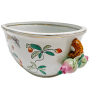 Petite Chinoiserie Foot Bath Planter With Pomegranate Handles 