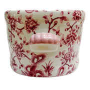 Pink & White Andrea by Sadek Porcelain Foot Bath Planter