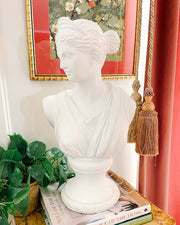 Plaster Bust of Goddess Diana of The Hunt