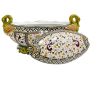 Portuguese Swan Tureen With Steam Release Lid