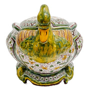 Portuguese Swan Tureen With Steam Release Lid