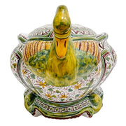 Portuguese Swan Tureen With Steam Release Lid