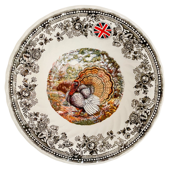 Queen's Majestic Beauty Turkey Serving Bowl