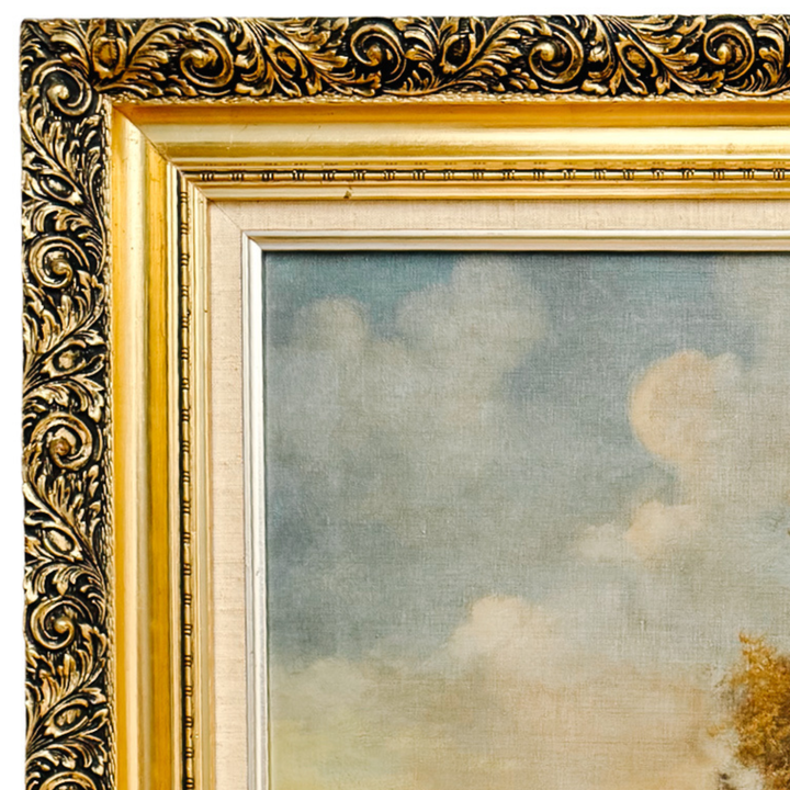 The Ramirez Pastoral: A Mid-Century Tonalist Landscape Oil on Canvas