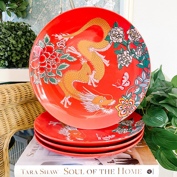 Red-Chinese-Dragon-Dinner-Plates