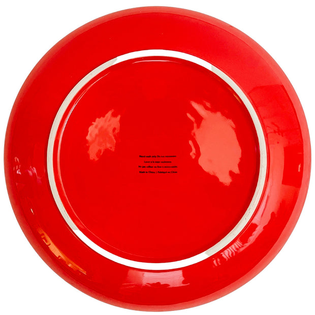 Red Chinese Dragon Dinner Plates
