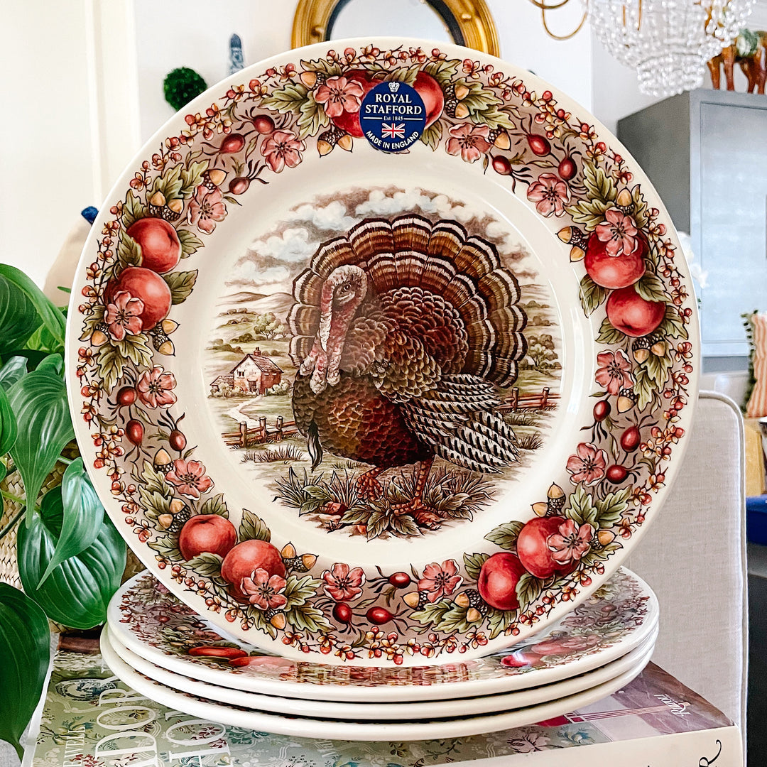 Ceramic Amazon Thanksgiving Dinnerware Royal Stafford Thanksgiving
