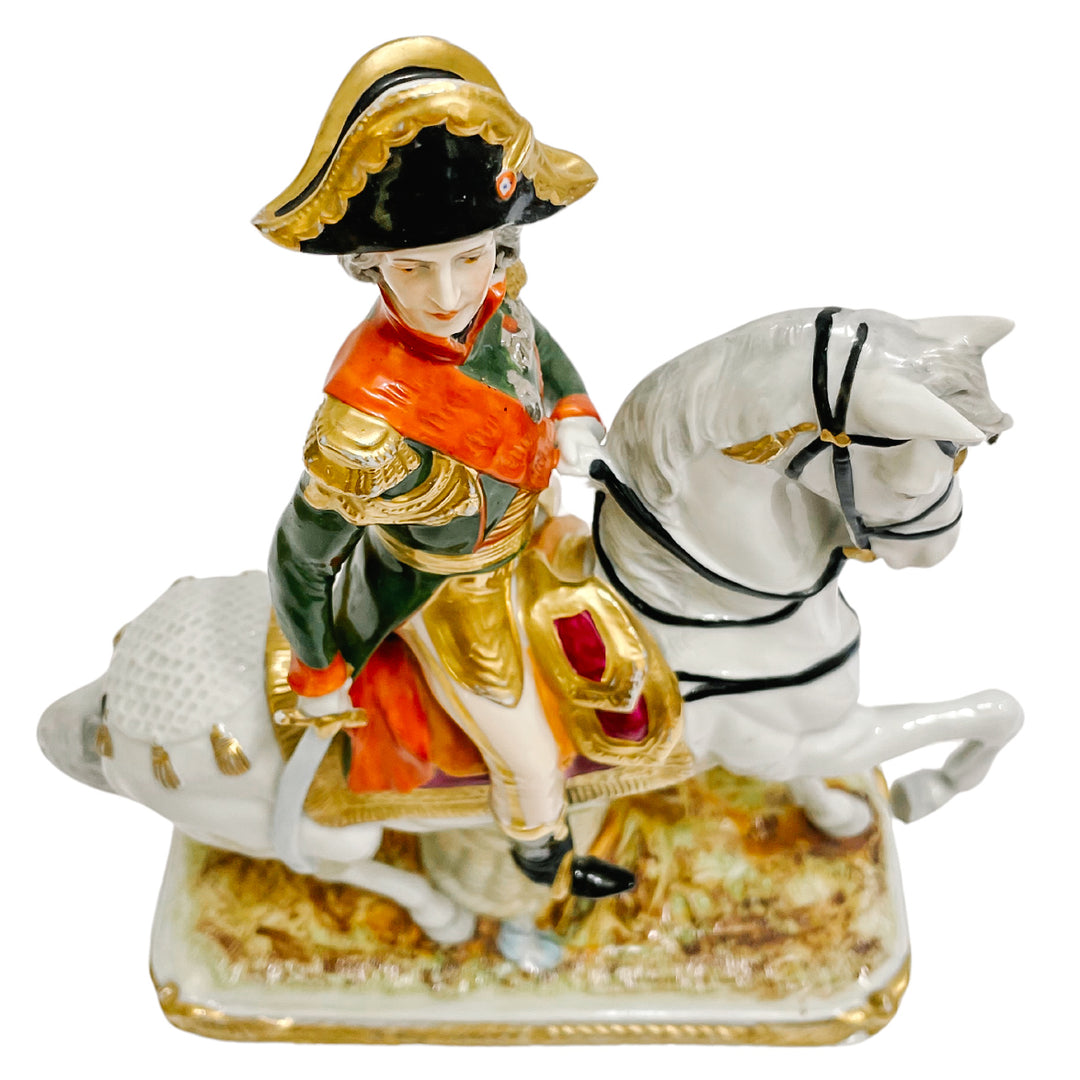 Scheibe Alsbach Porcelain Napoleonic Marshal Bessieres on Horse