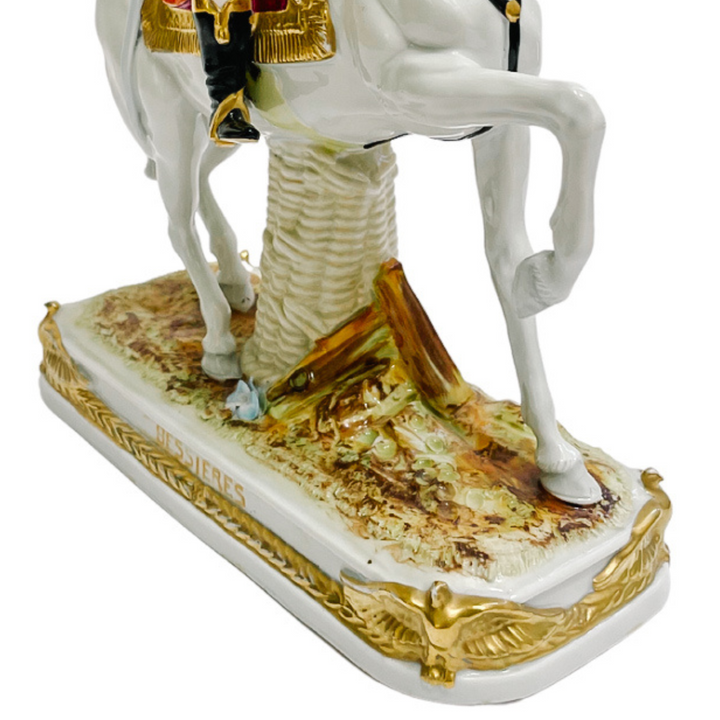 Scheibe Alsbach Porcelain Napoleonic Marshal Bessieres on Horse